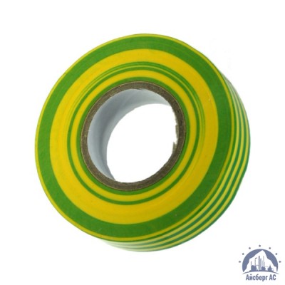 Лента изоляционная ПВХ (Полимерпак) 20 мм желто-зеленая купить в Армавире
